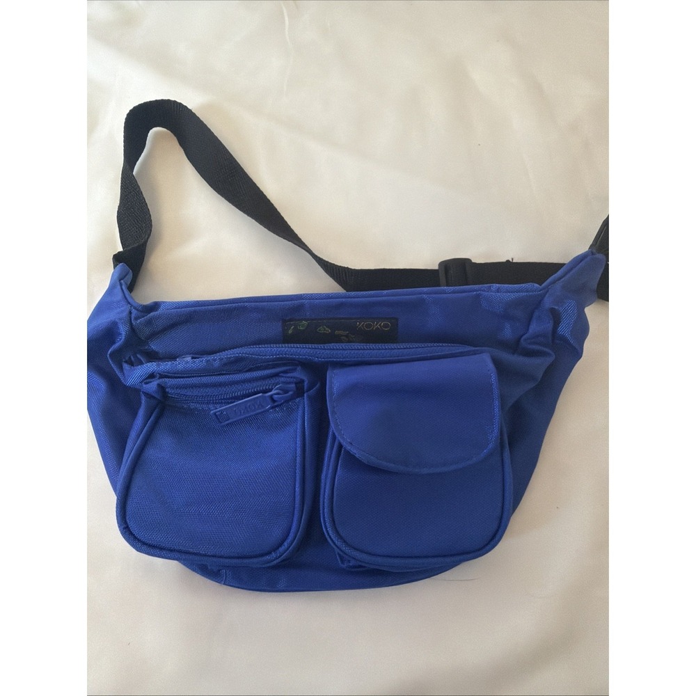 Koko Hawaii Fanny Pack‎ Crossbody Waist Bag Hiking Trail Nylon 90's Vintage